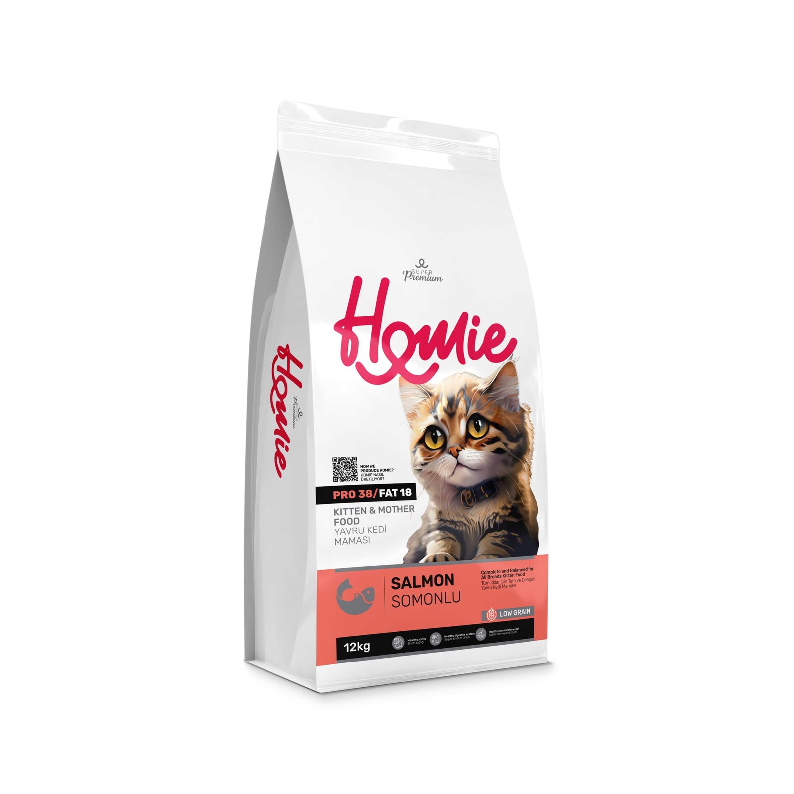 Low Grain Salmon Kitten and Mother Cat Food - Image 4